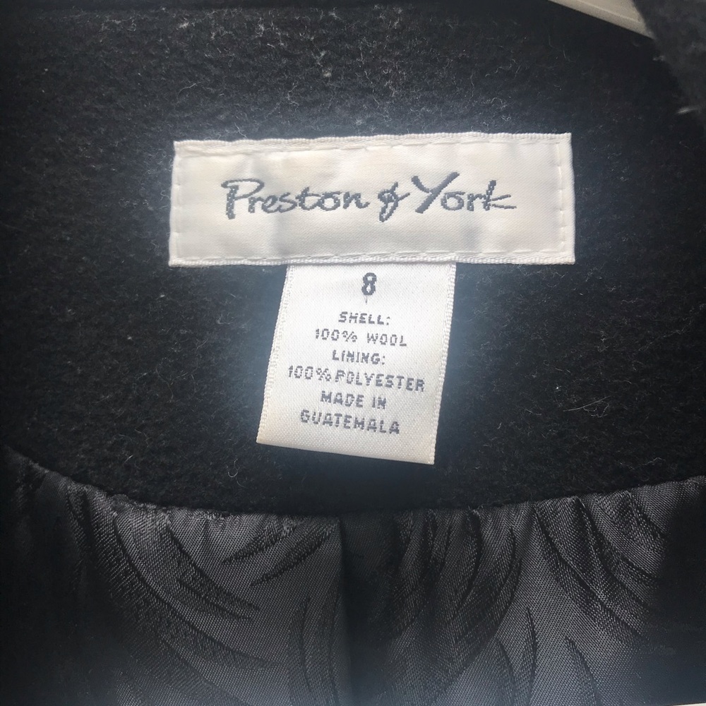 Preston & York Black Coat - Picture 3 of 3